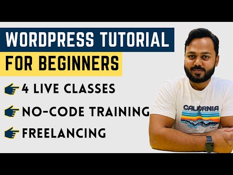 WordPress Tutorial for Beginners Class 1