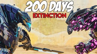 I Spent 200 Days In Ark Extinction... Here