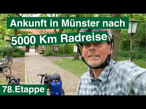 🇩🇪 Ankunft in Münster nach 5000 Km Radreise von Barcelona über Gibraltar zurück nach Deutschland