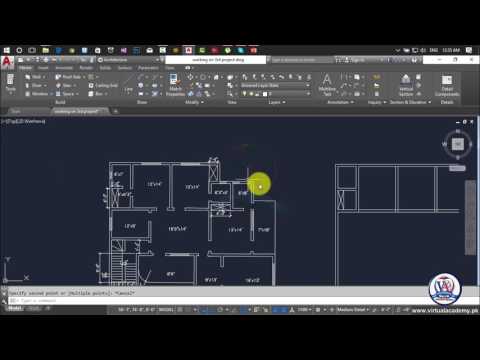 How to make 2d floor plan in Autocad 2017 | AutoCAD 2D and 3D Complete Training | Lesson 63