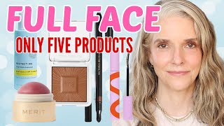 Full Face Makeup with ONLY 5 PRODUCTS! | Minimal Makeup GRWM