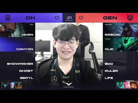 LCK Playoffs Finals  DK vs. GEN Game 1|LCK Spring Playoffs  2021 Damwon Kia Gaming vs. Gen.G Esports