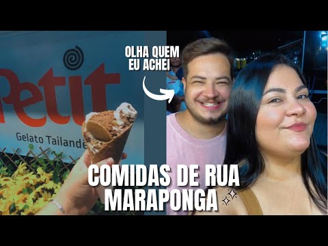 PROVANDO COMIDAS DE RUA - Praça da MRV - Maraponga