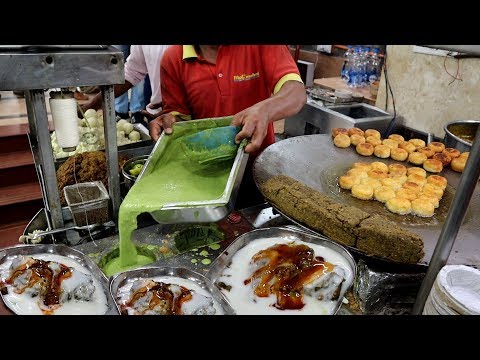 World Best Chaat Center (Aloo Tikki /Motor Tikki/Dahi Vada ) - Moti Mahal Lucknow Hazratganj Video