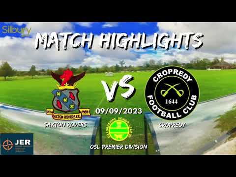Saxton Rovers vs. Cropredy - Oxfordshire Senior League - MATCH HIGHLIGHTS 09/09/2023