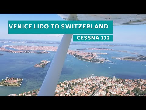 VFR crossing the alps Venice Lido LIPV to Zurich LSZH_incl. ATC voice_Part III