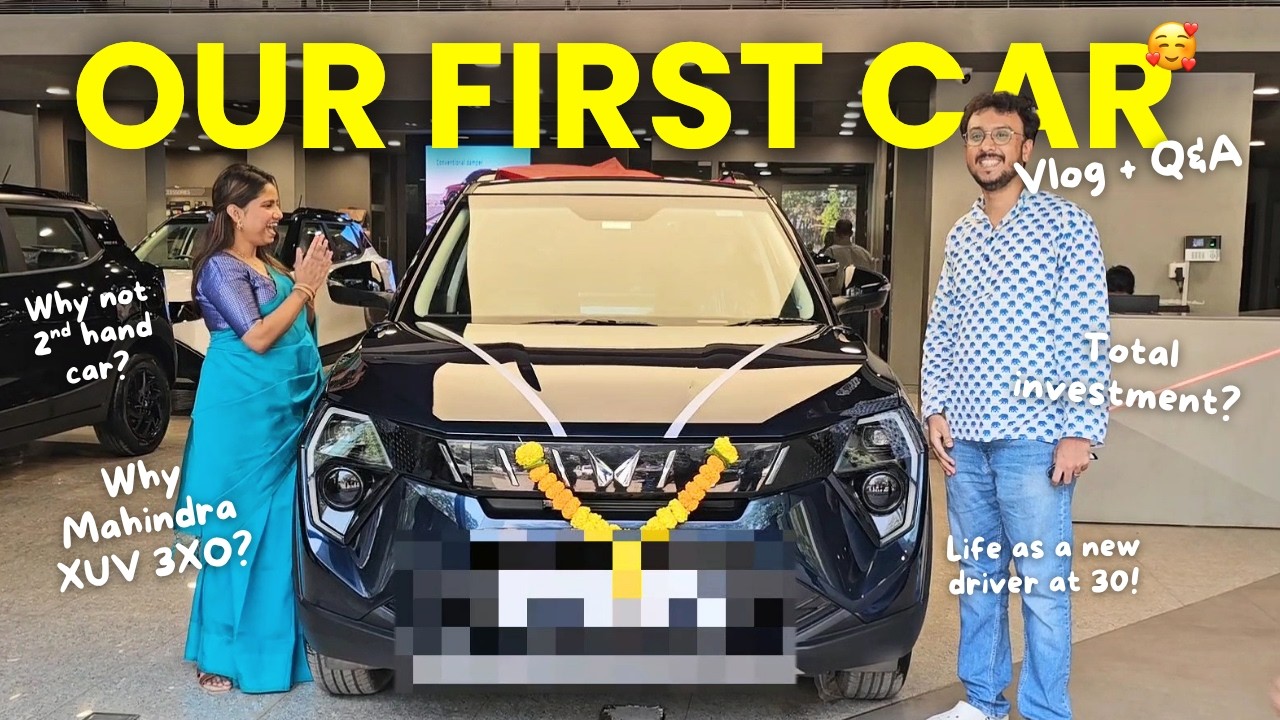 We bought our FIRST CAR… Was this the right decision?🚗🤨 | Vlog + Q&A | Mahindra XUV 3XO #carvlog