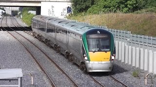 preview picture of video '22000 Class DMU Train number 22136 - Park West Station, Dublin'