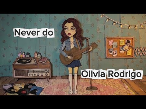 Olivia Rodrigo - never do (Lyric Video) [DEMO]