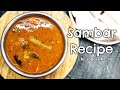 Authentic Tasty Sambar Recipe | By Sagar's Kitchen