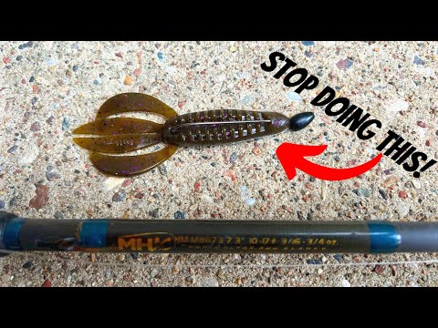 90% Of Anglers Fish A Texas Rig Wrong! Try These Retrieves!