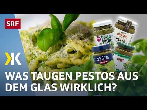 Basilikum-Pesto im Test: Vier Marken fallen durch | 2025 | Kassensturz | SRF
