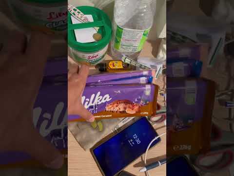 Milka Chocolate bars with different variants #chocolate #shorts #milka #shortvideo #travel #cruises