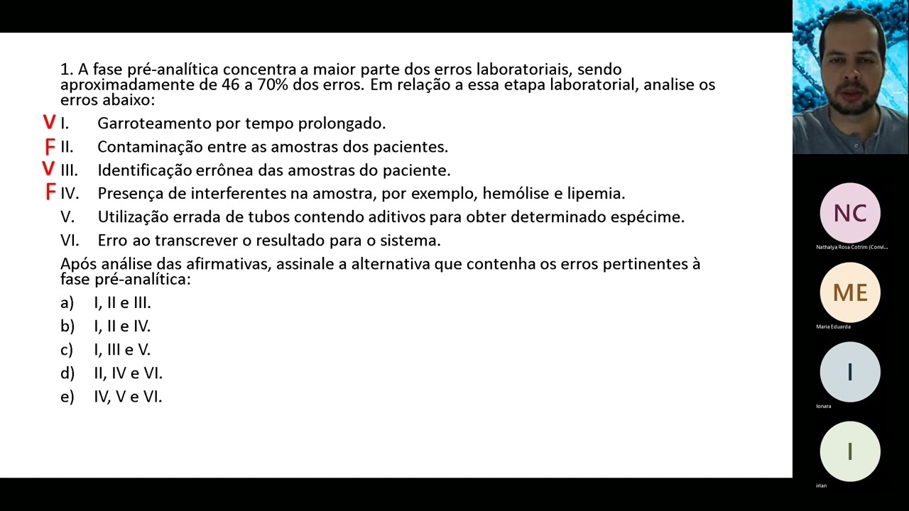 Exercícios comentados para concursos Biomédicos