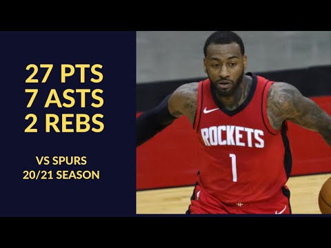 John Wall 27 Pts 7 Asts 2 Rebs Highlights vs San Antonio Spurs | NBA 20/21 Season