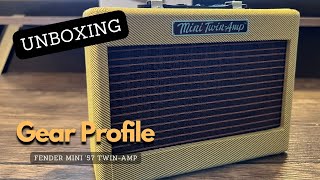 Video thumbnail for Gear Profile: Fender Mini 57 Twin-Amp (UNBOXING) by John Budnik Band (John Budnik Band)