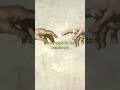 The Ultimate Choice | Hidden Meaning in Michelangelo’s Creation of Adam #shorts