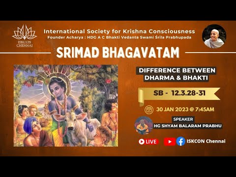 SB_12.3.28~31 - Difference between Dharma & Bhakti (Paro dharma) !