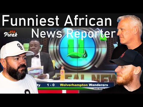 The Funniest African News Reporter Ever!! REACTION!! | OFFICE BLOKES REACT!!