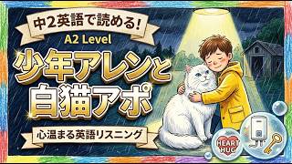 【場面で染み込む】雨の日の感動再会ストーリーで覚える『少年と猫』（中2英語/過去形・接続詞/睡眠前BGM）