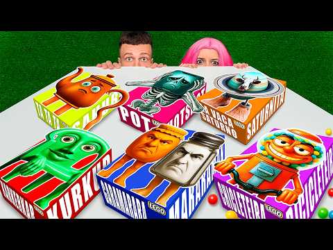 Don't open LEGO set BRAINROT KURKUR, POT HOTSPOT, Bicicleteira, Garamararamararaman!!!