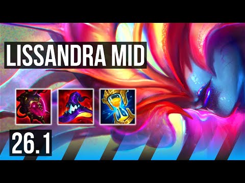 LISSANDRA vs AHRI (MID) | 35K damage | EUNE Master | 26.1