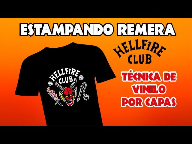 Vídeo relacionado con Stranger Things Vintage Hawkins High Hellfire Camiseta, Hombre, Negro, L