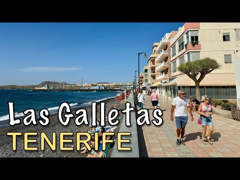 Tenerife - Las Galletas 🌊☀️💨 Una pequeña ciudad del sur - 4K HDR