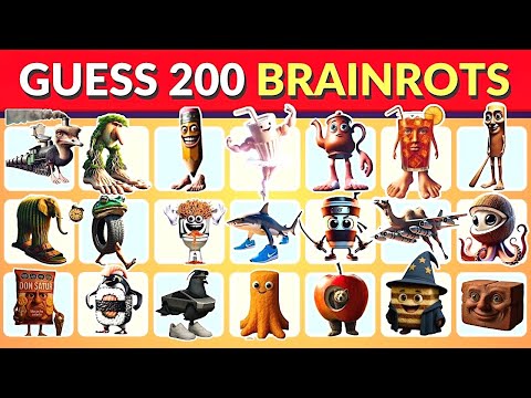 Guess 200 Italian BRAINROT Animals in 3 Seconds! | Meme Quiz Challenge