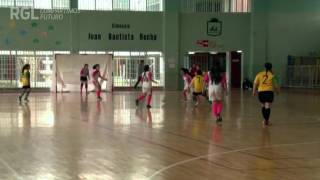 Encuentro de Fútbol Femenino en el Gimnasio Juan Bautista Rocha