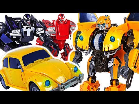 Transformers Bumblebee VS Transformers Venom, Carnage! #DuDuPopTOY