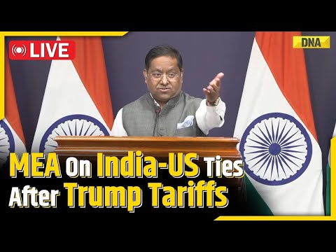 MEA On Trump Tariffs Live: Trump News Live | India US News Live | Trump Tariffs On India News