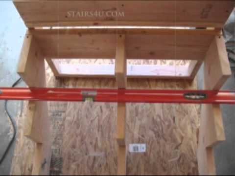 Adjust Center Stringers Before Nailing Them Off - Stair Building Tips