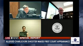 Charlie Kirk shooting suspect Tyler Robinson makes first court appearance: ABC NEWS SPECIAL REPORT