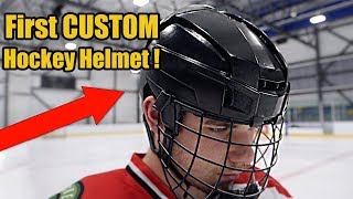 First 3D Printed Custom Made Hockey Helmet made for your head! - Kav Helmet