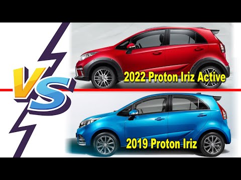 2022 Proton Iriz Active vs 2019 Iriz