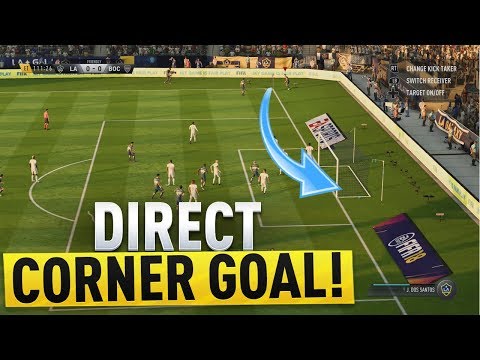 FIFA 18 | HOW TO SCORE GOALS DIRECTLY FROM CORNERS | OLYMPIC GOAL TUTORIAL
