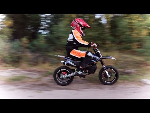Testfahrt mit dem neuen 49ccm Crossbike Gepard Deluxe Tuning 50 von Nitro Motors