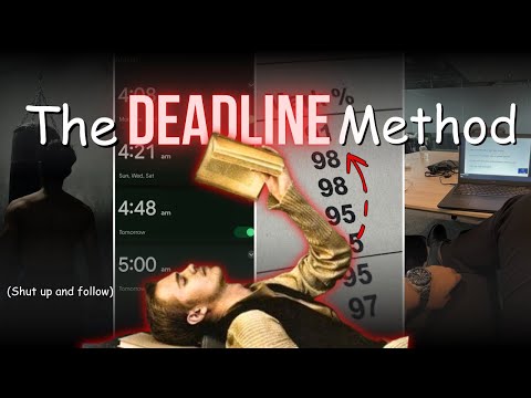 How to Force Your Brain to Do HARD Things Fast (Deadline method)