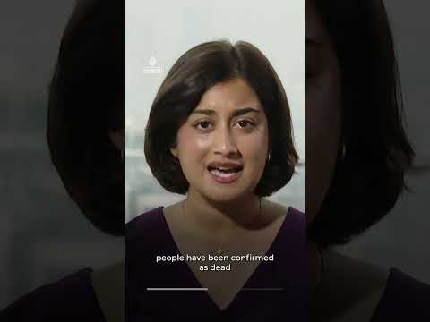 On the ground in Indonesia following 7.7 magnitude earthquake | AJ #shorts