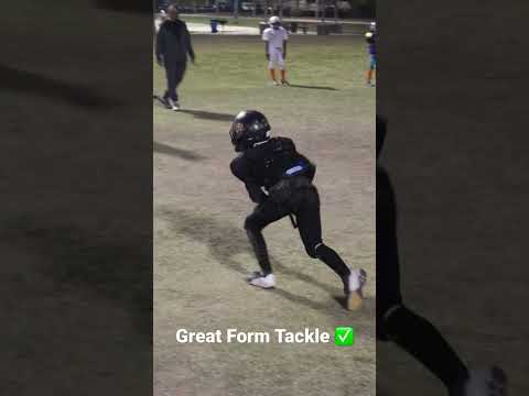 Best Form Tackle Ever! ✅🤯 #copperstatekingz #youthfootball