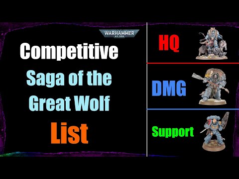 How to Build a Competitive Space Wolves Saga of the Great Wolf List | Warhammer 40K Tactics