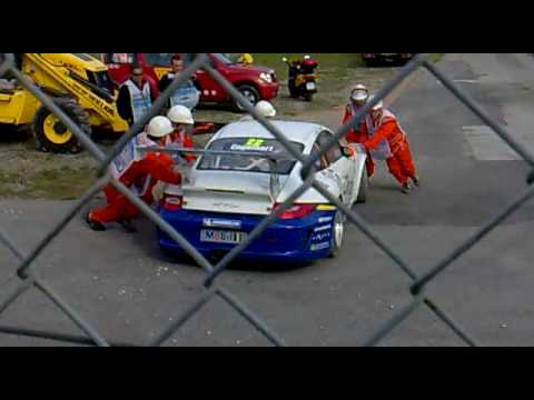 Thumbnail for Porsche Supercup. Engelhart on fire. by Porsche Supercup