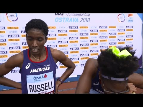IAAF Continental Cup Ostrava 2018 - Janieve Russell & Shamier Little Team Americas 400m Hurdles