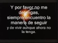Suelta mi mano Sin bandera Letra