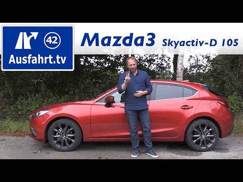 2016 Mazda3 Skyactiv-D 105 Nakama - Fahrbericht der Probefahrt, Test, Review