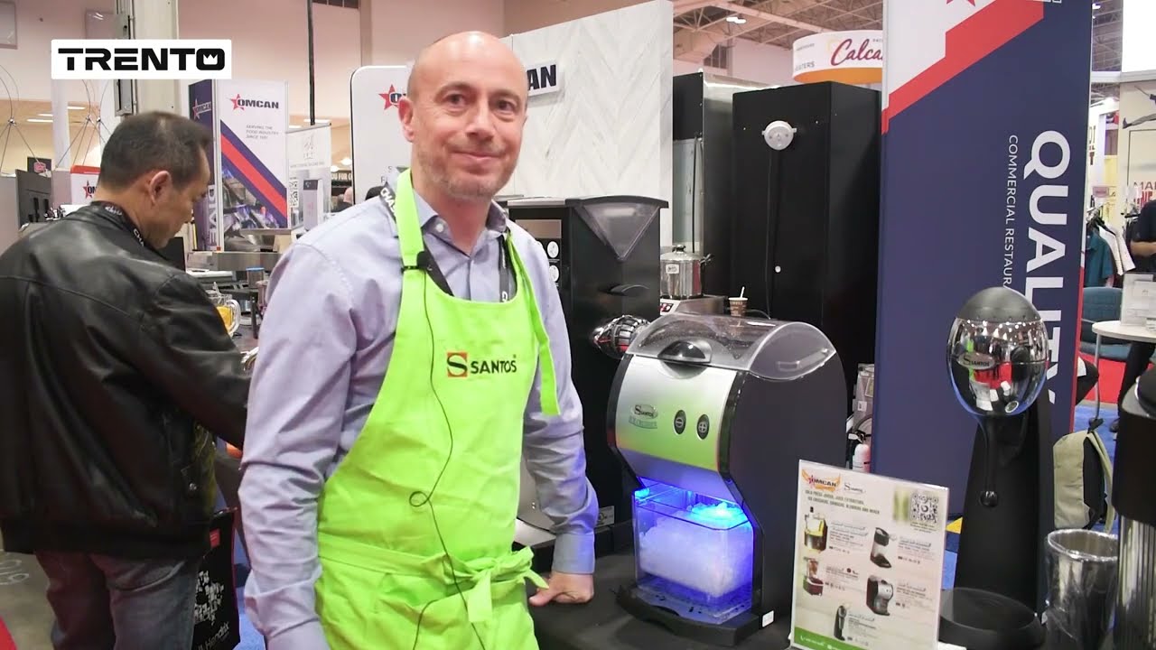 Video thumbnail for Santos #53 Countertop Heavy Duty Ice Crusher / Shaver  0.17 HP / 130 W