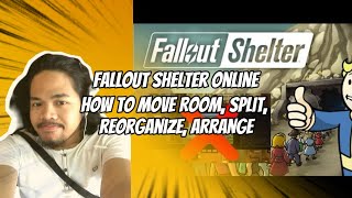 Fallout Shelter Online | How to move Room, Split, Reorganize, Arrange recently build! GAMEPLAY 2020