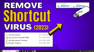 How to Remove Shortcut VIRUS from USB Drive & Computer (3 Methods)