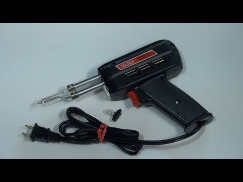 The Best Soldering Gun DIY. LED light. WELLER GUN. Импульсный паяльник